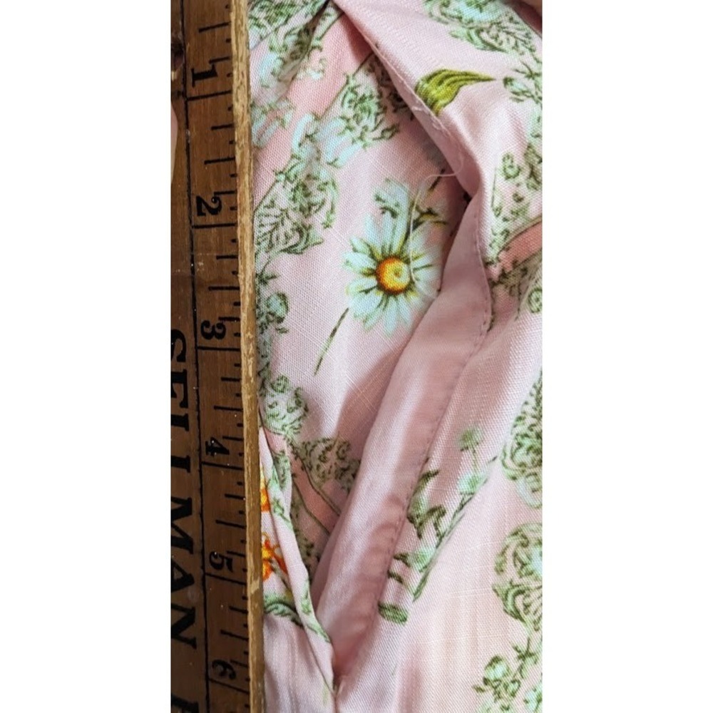 AguaBendita Target Mini Dress 3X Floral Tile Dainty Blush Pink Flutter Sleeve - Picture 10 of 16